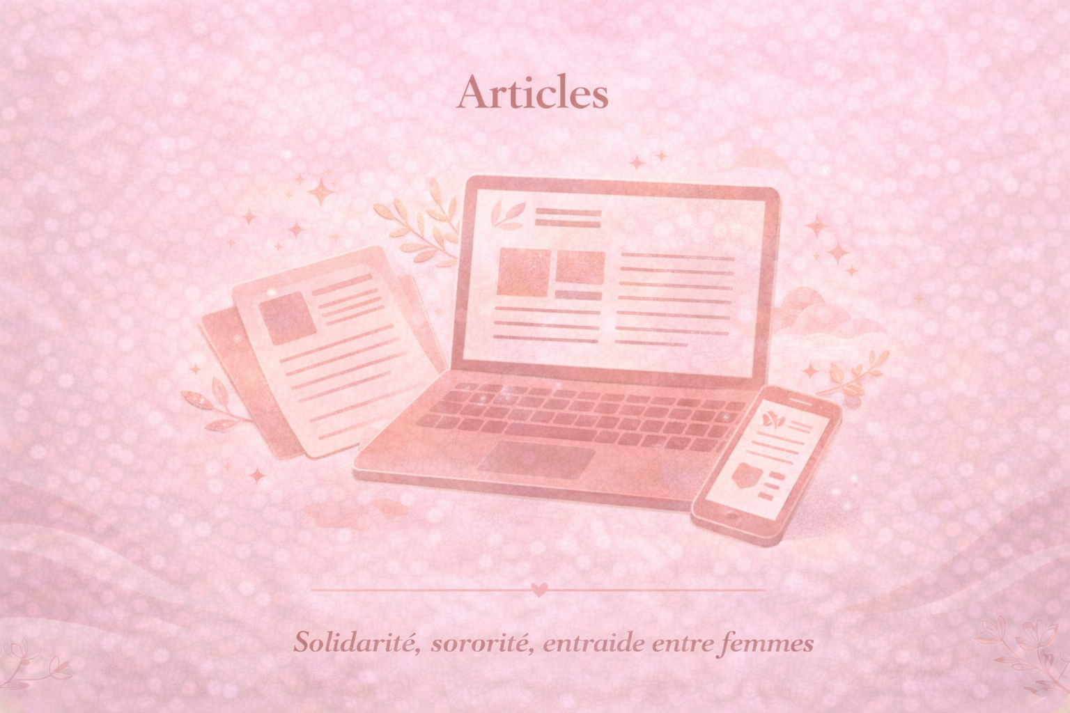 Articles - Solidarité, sororité, entraide entre femmes