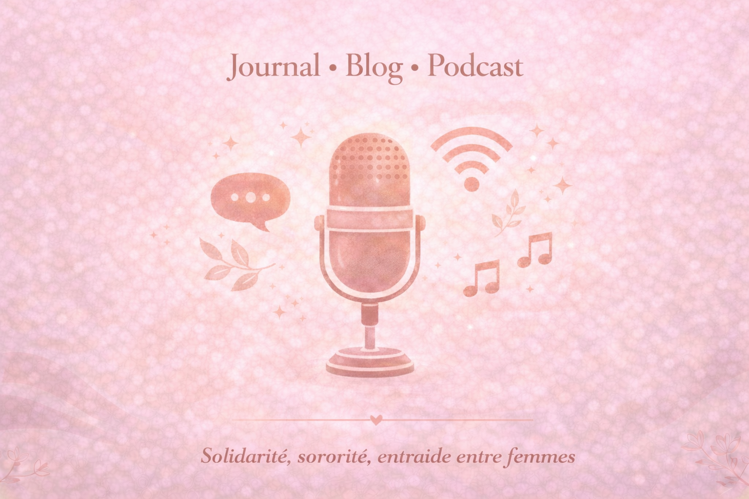 Journal · Blog · Podcast - Solidarité, sororité, entraide entre femmes