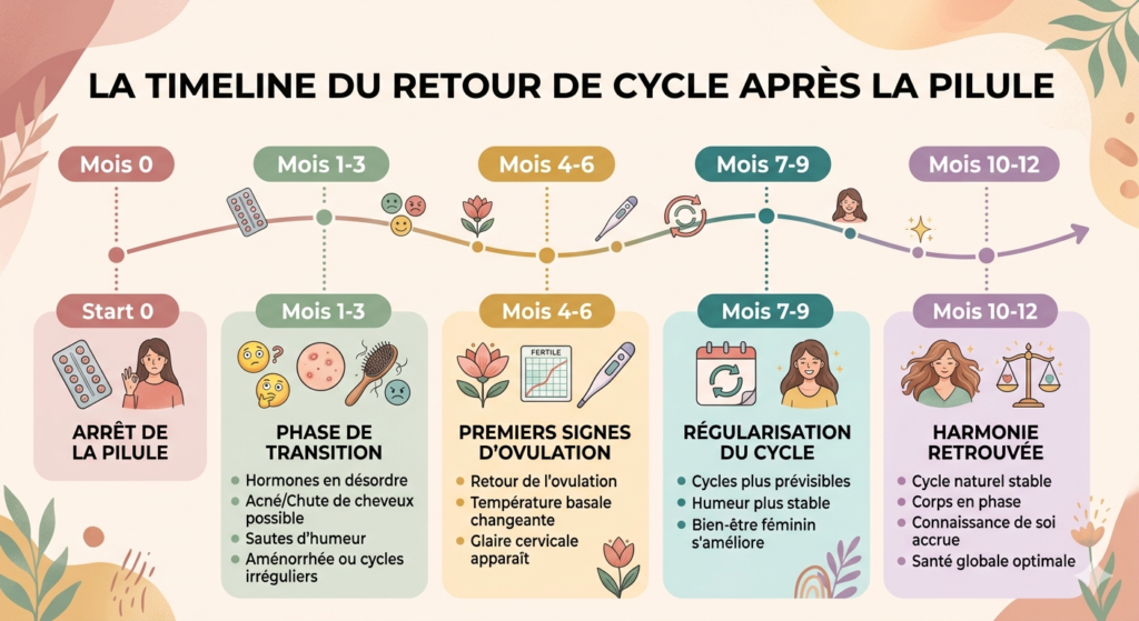 Arrêter la pilule : ce que personne ne t&rsquo;a dit sur le retour de ton cycle